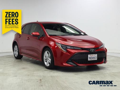 Red 2022 Toyota Corolla Hatchback SE