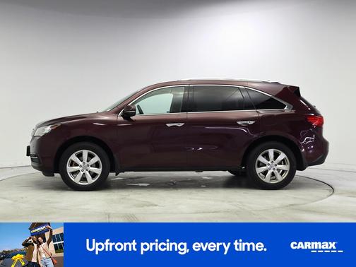 Burgundy 2016 Acura MDX Advance