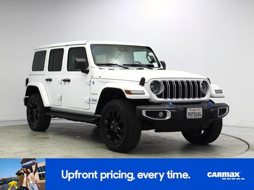 White 2024 Jeep Wrangler 4xe Sahara