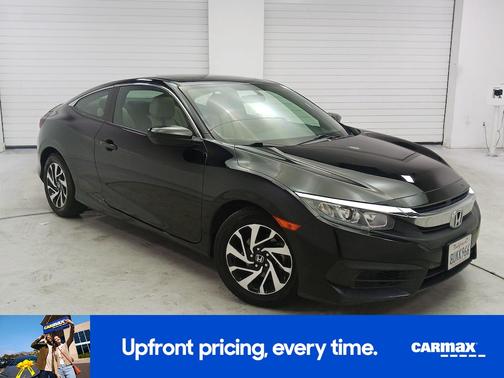 Black 2017 Honda Civic LX-P