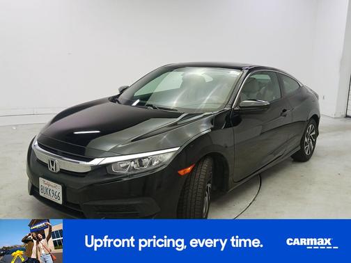 Black 2017 Honda Civic LX-P
