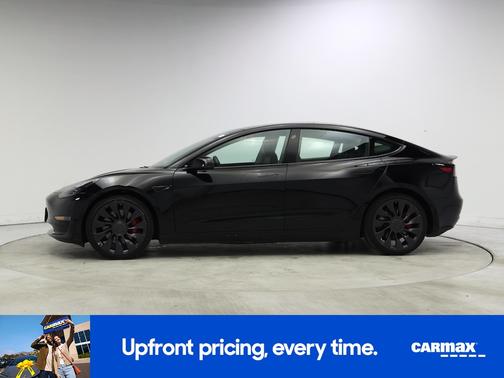 Black 2021 Tesla Model 3 Performance