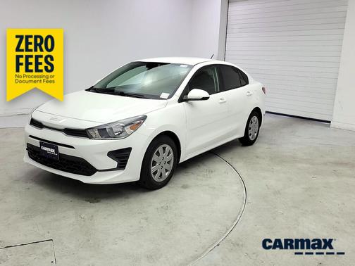 White 2022 Kia Rio S
