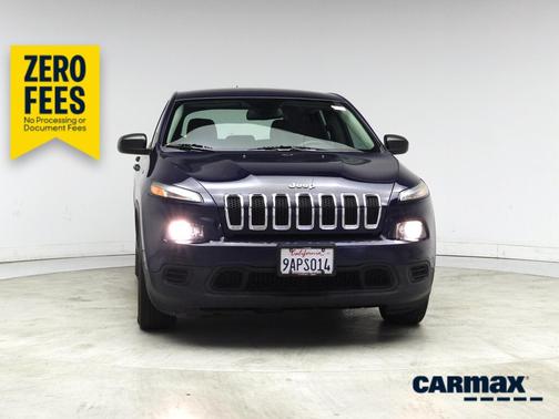 Blue 2015 Jeep Cherokee Sport