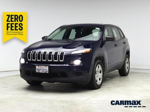 Blue 2015 Jeep Cherokee Sport