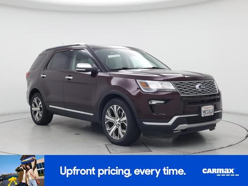 Burgundy 2019 Ford Explorer Platinum