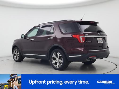 Burgundy 2019 Ford Explorer Platinum
