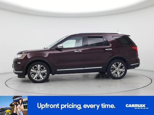 Burgundy 2019 Ford Explorer Platinum