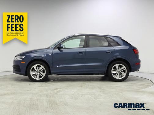 Blue 2018 Audi Q3 Premium