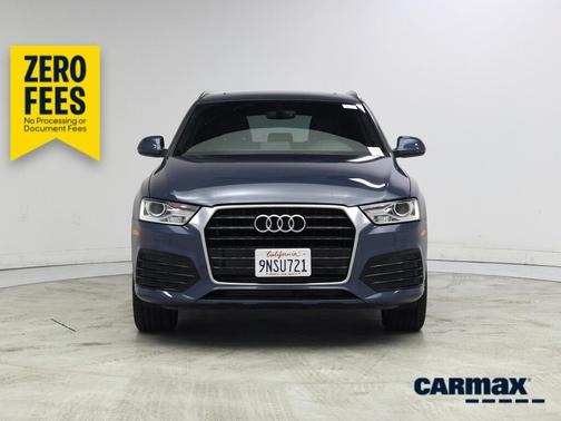 Blue 2018 Audi Q3 Premium