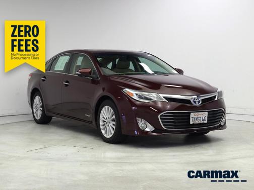 Burgundy 2015 Toyota Avalon Hybrid Limited