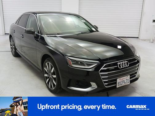 Black 2022 Audi A4 Premium