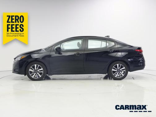 Black 2025 Nissan Versa SV