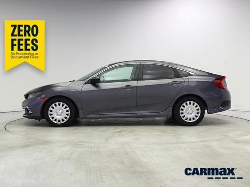 Gray 2021 Honda Civic LX