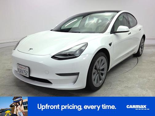 White 2023 Tesla Model 3 Long Range
