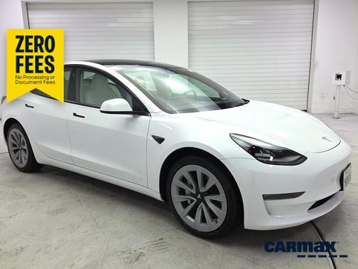White 2023 Tesla Model 3 Long Range