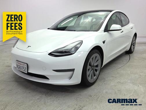 White 2023 Tesla Model 3 Long Range