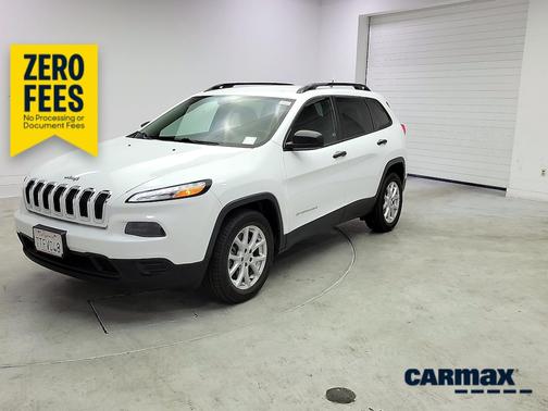 White 2016 Jeep Cherokee Sport