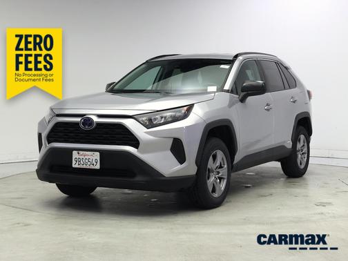 Silver 2022 Toyota RAV4 Hybrid LE