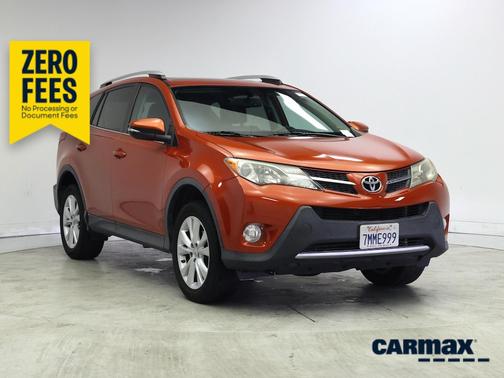Orange 2015 Toyota RAV4 Limited