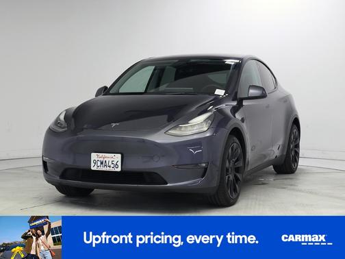 Gray 2022 Tesla Model Y Long Range
