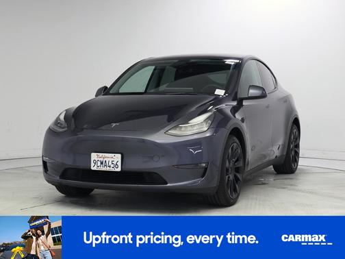 Gray 2022 Tesla Model Y Long Range