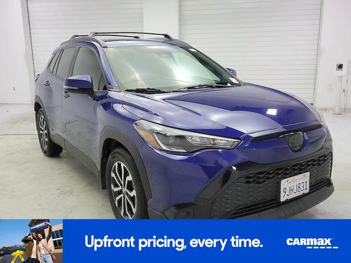 Blue 2023 Toyota Corolla Cross Hybrid SE