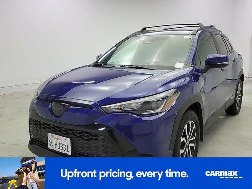 Blue 2023 Toyota Corolla Cross Hybrid SE