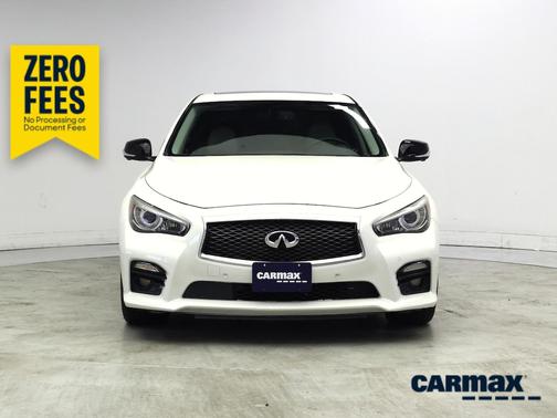 White 2016 INFINITI Q50 Red Sport 400