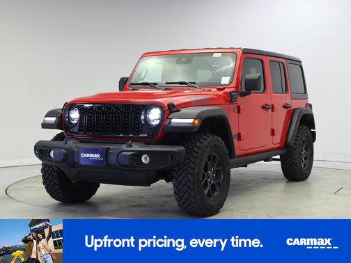 Red 2025 Jeep Wrangler 4xe Willy's