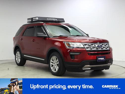 Red 2019 Ford Explorer XLT