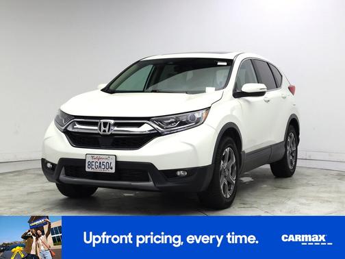 White 2018 Honda CR-V EX-L