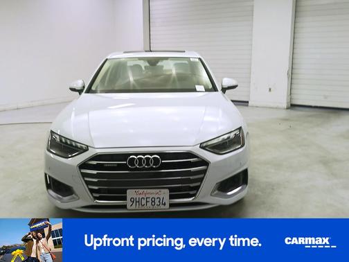 White 2021 Audi A4 Premium Plus