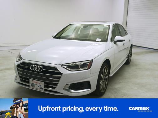 White 2021 Audi A4 Premium Plus