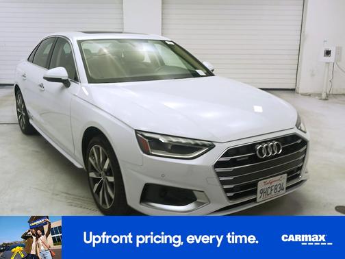 White 2021 Audi A4 Premium Plus
