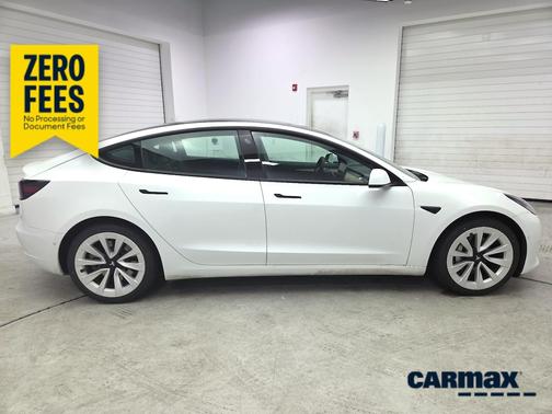 White 2021 Tesla Model 3 Standard Range Plus