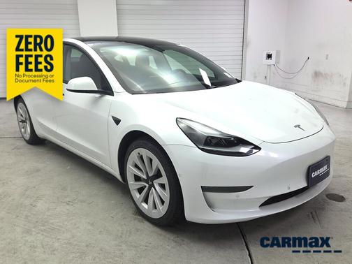 White 2021 Tesla Model 3 Standard Range Plus