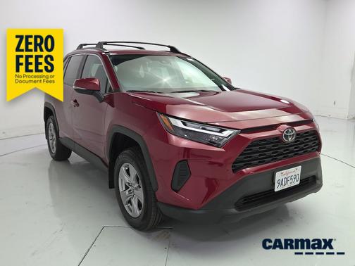 Red 2022 Toyota RAV4 XLE