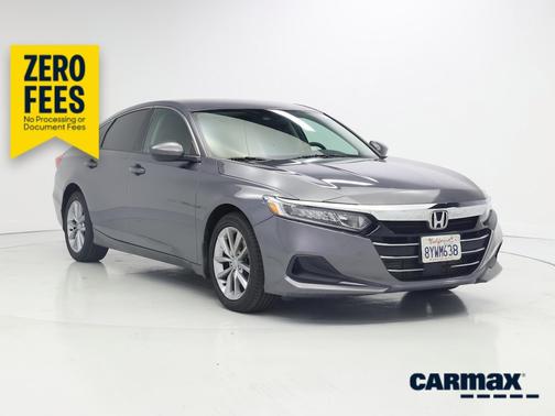 Gray 2021 Honda Accord LX