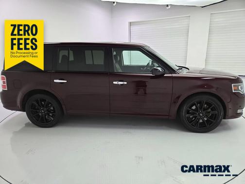 Red 2017 Ford Flex Limited