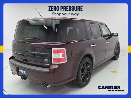 Red 2017 Ford Flex Limited