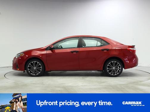 Red 2015 Toyota Corolla S Plus