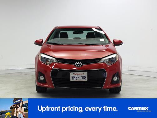 Red 2015 Toyota Corolla S Plus