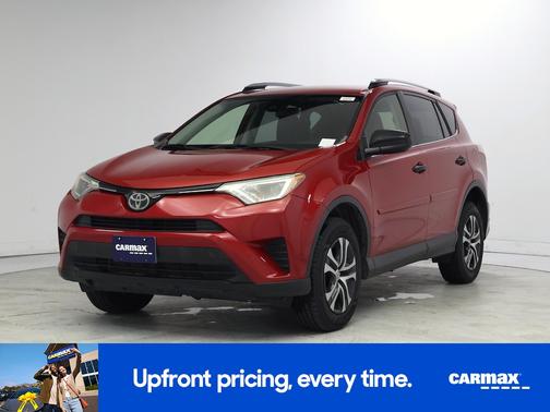 Red 2017 Toyota RAV4 LE