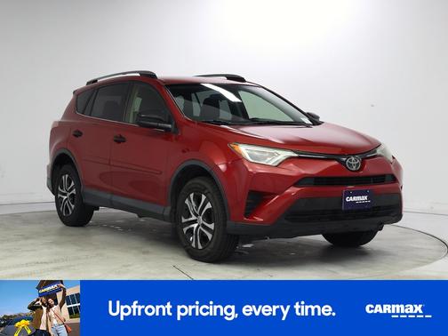Red 2017 Toyota RAV4 LE