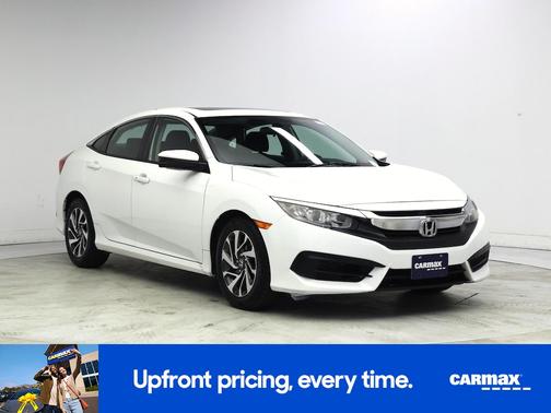 White 2016 Honda Civic EX