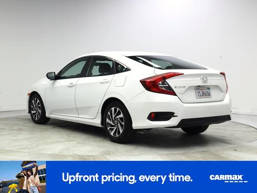 White 2016 Honda Civic EX