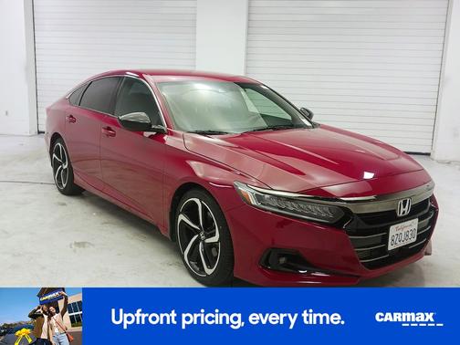 Red 2022 Honda Accord Sport
