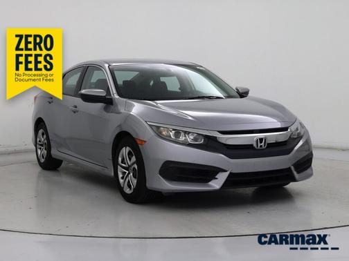 Silver 2017 Honda Civic LX