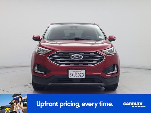 Red 2020 Ford Edge SEL